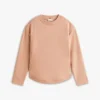 Sudadera de punto interlock con botones dorados
