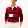 Sudadera de rugby con gran logotipo de bandera Sudadera de rugby con gran logotipo de bandera