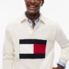 Sudadera de rugby con gran logotipo de bandera Sudadera de rugby con gran logotipo de bandera