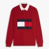 Sudadera de rugby con gran logotipo de bandera Sudadera de rugby con gran logotipo de bandera
