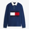 Sudadera de rugby con gran logotipo de bandera Sudadera de rugby con gran logotipo de bandera