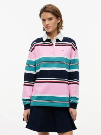 Sudadera de rugby de corte holgado de Tommy Jeans