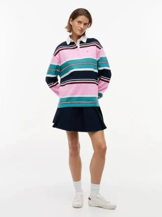 Sudadera de rugby de corte holgado de Tommy Jeans