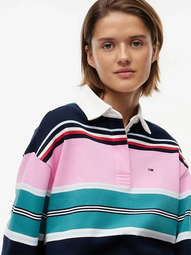 Sudadera de rugby de corte holgado de Tommy Jeans Sudadera de rugby de corte holgado de Tommy Jeans