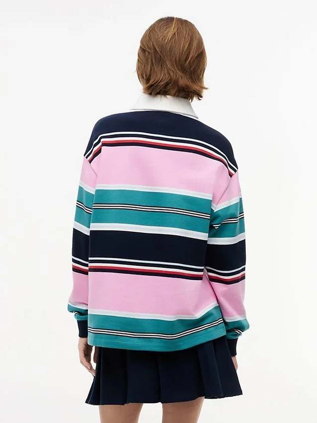 Sudadera de rugby de corte holgado de Tommy Jeans Sudadera de rugby de corte holgado de Tommy Jeans