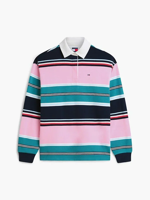 Sudadera de rugby de corte holgado de Tommy Jeans Sudadera de rugby de corte holgado de Tommy Jeans