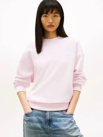 Sudadera holgada con estampado de pompones de Tommy Jeans