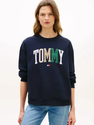 Sudadera multicolor con el logotipo de Tommy