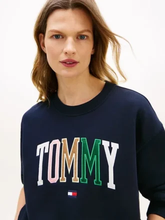 Sudadera multicolor con el logotipo de Tommy