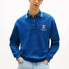 Sudadera polo de rugby con escudo monograma