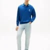 Sudadera polo de rugby con escudo monograma