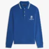 Sudadera polo de rugby con escudo monograma