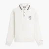 Sudadera polo de rugby con escudo monograma