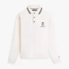 Sudadera polo de rugby con escudo monograma