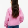 Sudadera raglán con bandera en tonos para niña Sudadera raglán con bandera en tonos para niña