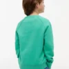 Sudadera raglán con el logotipo de Tommy Flag para niña