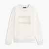 Sudadera raglán con logo de bandera y interior cepillado