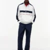 Sudadera Tommy Jeans con cremallera de un cuarto y bloques de color