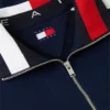 Sudadera Tommy Jeans con cremallera de un cuarto y bloques de color
