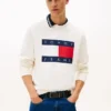 Sudadera Tommy Jeans con gran logotipo de bandera