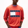 Sudadera Tommy Jeans con gran logotipo de bandera
