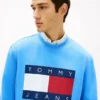 Sudadera Tommy Jeans con gran logotipo de bandera