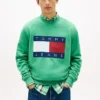 Sudadera Tommy Jeans con gran logotipo de bandera