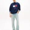 Sudadera Tommy Jeans con logotipo de bandera ondulada