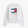 Sudadera Tommy Jeans con logotipo de bandera ondulada