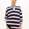Sudadera Tommy Jeans Relaxed Stripe Rugby