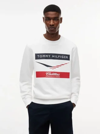 Sudadera Tommy x Cadillac F1® Team Chevron