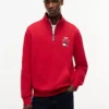 Sudadera Tommy x Cadillac F1® Team con cremallera de un cuarto