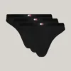Tanga con el logotipo de la bandera de Tommy Jeans, paquete de 3 Tanga con el logotipo de la bandera de Tommy Jeans, paquete de 3