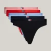 Tanga con el logotipo de la bandera de Tommy Jeans, paquete de 5 Tanga con el logotipo de la bandera de Tommy Jeans, paquete de 5