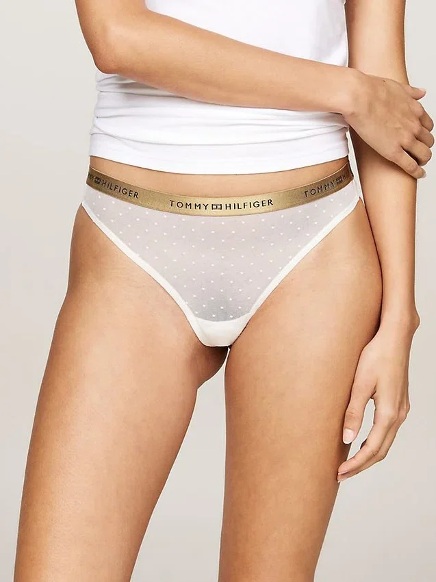 Tanga con logotipo en la cintura, paquete de 5 Tanga con logotipo en la cintura, paquete de 5