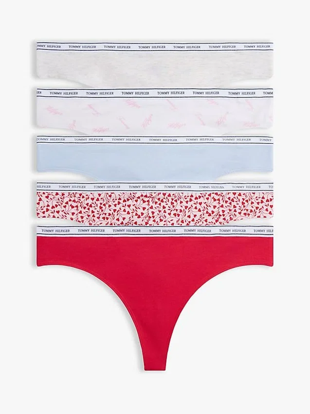 Tanga Mix con banda con logotipo, paquete de 5 Tanga Mix con banda con logotipo, paquete de 5