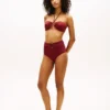 Top de bikini bandeau con anilla Top de bikini bandeau con anilla