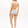 Top de bikini con monograma en letra cursiva Top de bikini con monograma en letra cursiva
