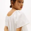 Top de manga abullonada para niña Top de manga abullonada para niña