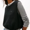 Top de mezcla de lino con lazo lateral de Tommy Jeans Top de mezcla de lino con lazo lateral de Tommy Jeans