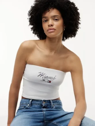 Top sin tirantes Tommy x Cadillac F1® Team Miami