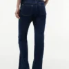 Vaqueros bootcut elásticos de talle medio Vaqueros bootcut elásticos de talle medio