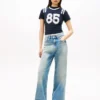 Vaqueros de talle alto y pierna ancha de Tommy Jeans