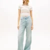 Vaqueros de talle alto y pierna ancha de Tommy Jeans