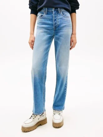 Vaqueros rectos con cremallera de Tommy Jeans