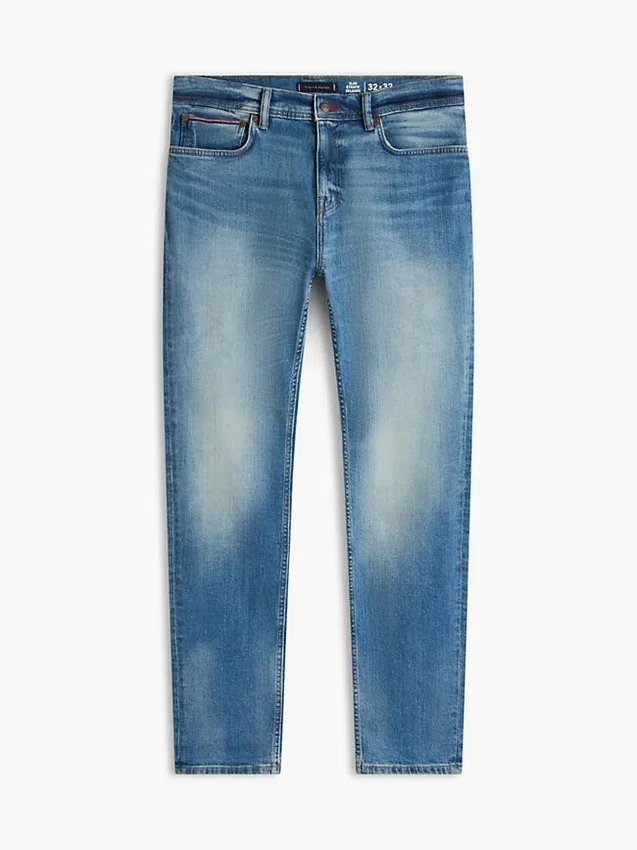 Vaqueros slim elásticos desgastados Vaqueros slim elásticos desgastados