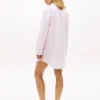 Vestido de dormir de popelín a rayas