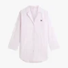 Vestido de dormir de popelín a rayas
