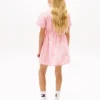 Vestido de popelín a rayas para niña Vestido de popelín a rayas para niña