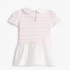 Vestido de rayas para bebés